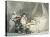 Four O'Clock in the Town-Thomas Rowlandson-Stretched Canvas