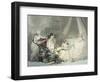 Four O'Clock in the Town-Thomas Rowlandson-Framed Giclee Print