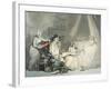 Four O'Clock in the Town-Thomas Rowlandson-Framed Giclee Print