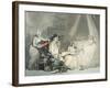 Four O'Clock in the Town-Thomas Rowlandson-Framed Giclee Print