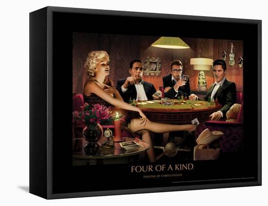 Four of a Kind-Chris Consani-Framed Stretched Canvas