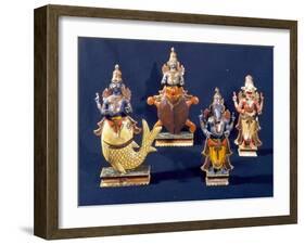 Four of the Incarnations of Vishnu-null-Framed Giclee Print