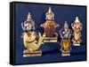 Four of the Incarnations of Vishnu-null-Framed Stretched Canvas