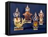 Four of the Incarnations of Vishnu-null-Framed Stretched Canvas