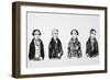 Four of the Six Tolpuddle Martyrs Transported to Australia for Forming a Trade Union-null-Framed Art Print