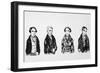 Four of the Six Tolpuddle Martyrs Transported to Australia for Forming a Trade Union-null-Framed Art Print