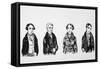 Four of the Six Tolpuddle Martyrs Transported to Australia for Forming a Trade Union-null-Framed Stretched Canvas