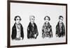 Four of the Six Tolpuddle Martyrs Transported to Australia for Forming a Trade Union-null-Framed Art Print