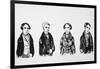 Four of the Six Tolpuddle Martyrs Transported to Australia for Forming a Trade Union-null-Framed Art Print