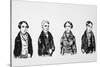 Four of the Six Tolpuddle Martyrs Transported to Australia for Forming a Trade Union-null-Stretched Canvas