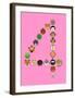 Four On Pink-null-Framed Giclee Print