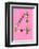 Four On Pink-null-Framed Giclee Print