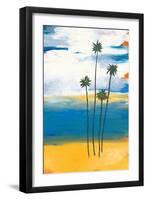 Four Palms-Jan Weiss-Framed Art Print