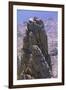 Four People on the Picos De Europa, Spain, Europe-Duncan Maxwell-Framed Photographic Print