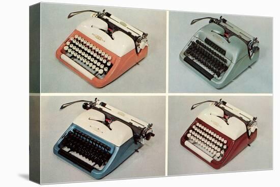 Four Portable Typewriters-null-Stretched Canvas