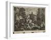 Four Prints of an Election, Plate 4: Chairing the Members-François Antoine Aviline-Framed Giclee Print