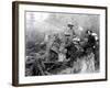 Four Prospectors Posed on Trail in Alaska During the Yukon Gold Rush in 1897-null-Framed Photo