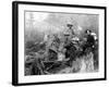 Four Prospectors Posed on Trail in Alaska During the Yukon Gold Rush in 1897-null-Framed Photo