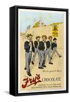 Four Public Schoolboys Enjoy Their Bars of Fry's Chocolate-Chas Pears-Framed Stretched Canvas