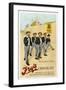 Four Public Schoolboys Enjoy Their Bars of Fry's Chocolate-Chas Pears-Framed Art Print