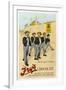 Four Public Schoolboys Enjoy Their Bars of Fry's Chocolate-Chas Pears-Framed Art Print