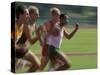 Four Racing Runners-null-Stretched Canvas