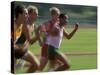 Four Racing Runners-null-Stretched Canvas