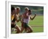 Four Racing Runners-null-Framed Photographic Print