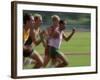 Four Racing Runners-null-Framed Photographic Print