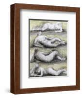 Four Reclining Nudes, 1979-Henry Spencer Moore-Framed Premium Giclee Print