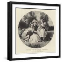 Four Royal Pirncesses-Franz Xaver Winterhalter-Framed Giclee Print