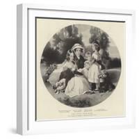 Four Royal Pirncesses-Franz Xaver Winterhalter-Framed Giclee Print