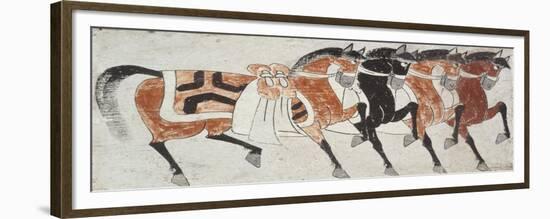 Four Sacred Horses-null-Framed Giclee Print