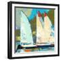 Four Sailboats-Beth A. Forst-Framed Art Print