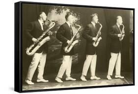 Four Saxophones-null-Framed Stretched Canvas