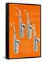 Four Saxophones-null-Framed Stretched Canvas