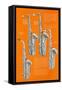 Four Saxophones-null-Framed Stretched Canvas