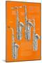 Four Saxophones-null-Mounted Art Print