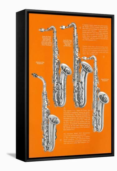 Four Saxophones-null-Framed Stretched Canvas