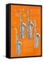 Four Saxophones-null-Framed Stretched Canvas