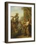 Four Scenes from 'Don Quixote': Don Quixote and Sancho Panza after the Battle with the Gallant…-John Vanderbank-Framed Giclee Print