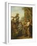 Four Scenes from 'Don Quixote': Don Quixote and Sancho Panza after the Battle with the Gallant…-John Vanderbank-Framed Giclee Print