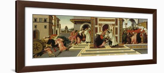 Four Scenes from the Life of St, Zenobius, C. 1500-Sandro Botticelli-Framed Giclee Print