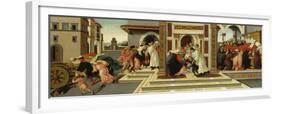 Four Scenes from the Life of St, Zenobius, C. 1500-Sandro Botticelli-Framed Giclee Print