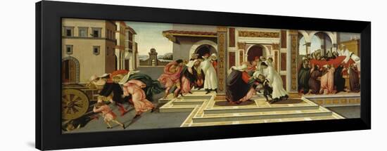 Four Scenes from the Life of St, Zenobius, C. 1500-Sandro Botticelli-Framed Giclee Print