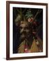 Four Season In One Head-Giuseppe Arcimboldo-Framed Art Print