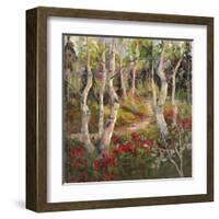 Four Seasons Aspens I-Nanette Oleson-Framed Art Print