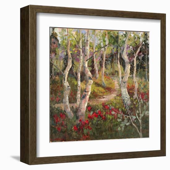 Four Seasons Aspens I-Nanette Oleson-Framed Art Print