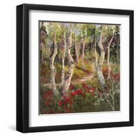 Four Seasons Aspens I-Nanette Oleson-Framed Art Print