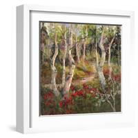 Four Seasons Aspens I-Nanette Oleson-Framed Art Print